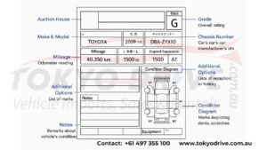 Auto Auction Sheets: Mastering How to Read Them Effectively (TTA Edition) | Tokyo Drive