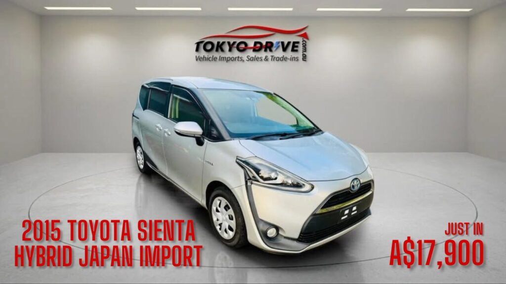 2015 Toyota sienta hybrid japan import