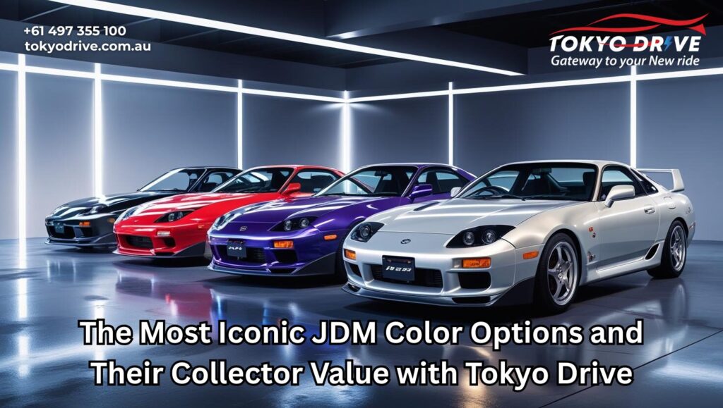 The Most Iconic JDM Color Options and Their Collector Value with Tokyo Drive